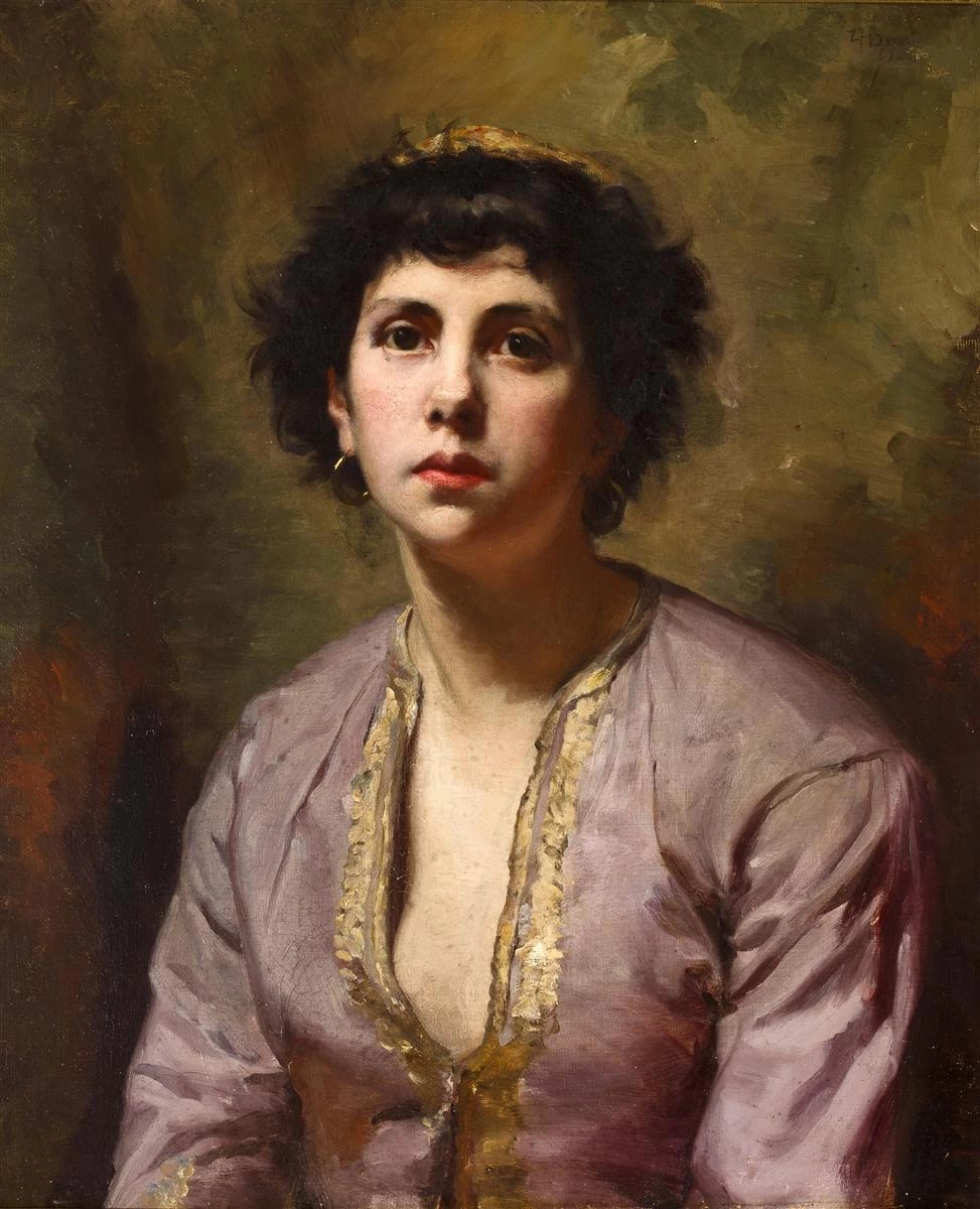 Léon Bonnat - 110, Un ritratto di una giovane ragazza